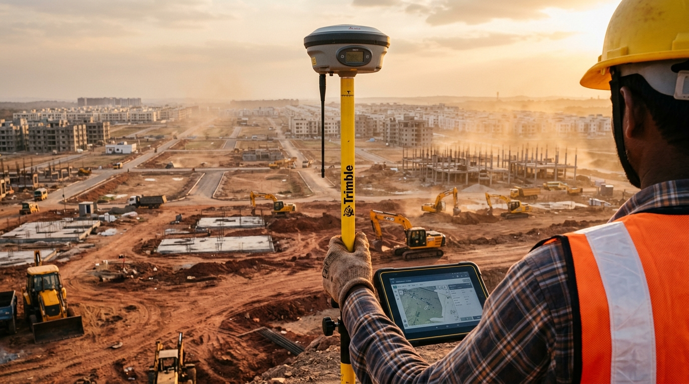 DGPS survey Manesar township
