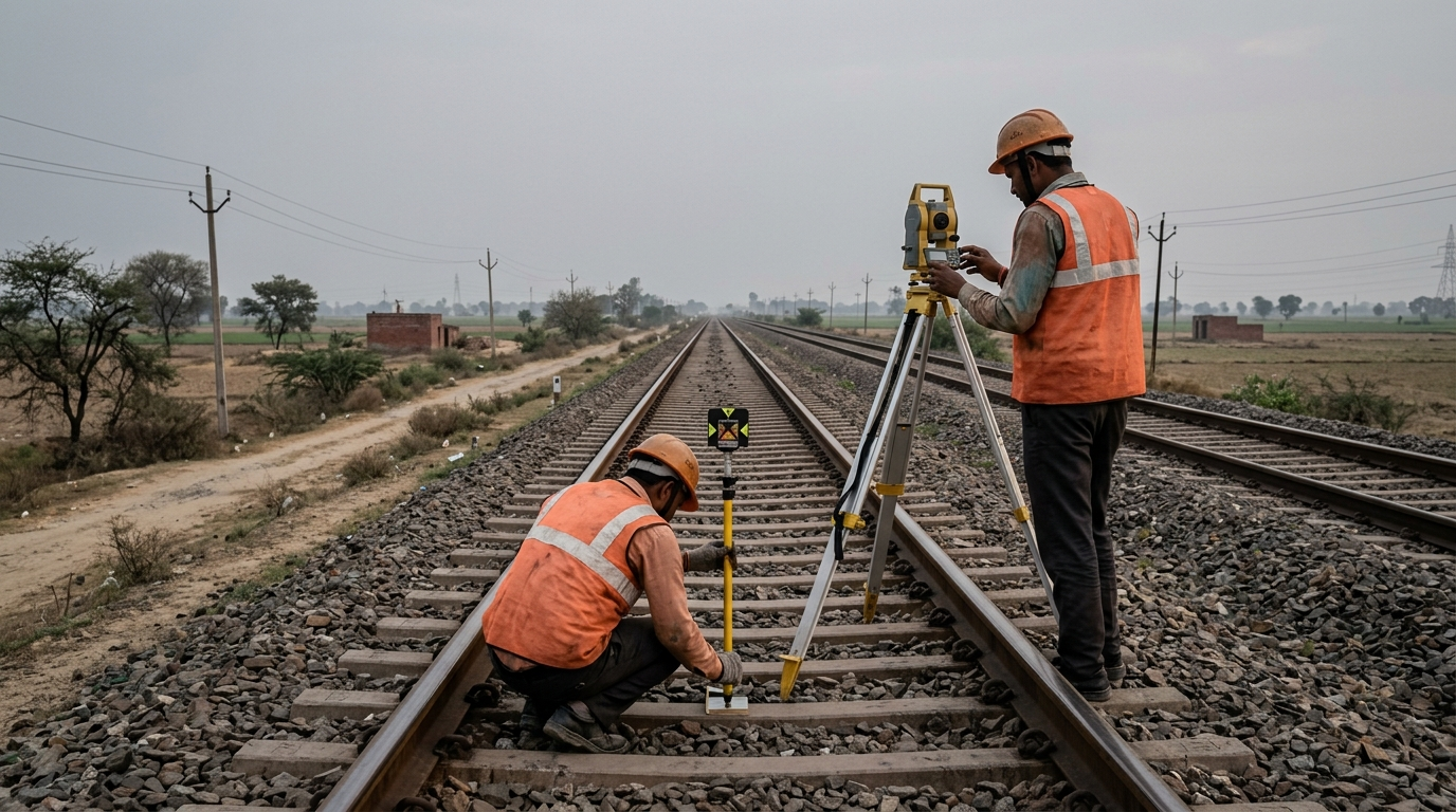Railway corridor survey Haryana